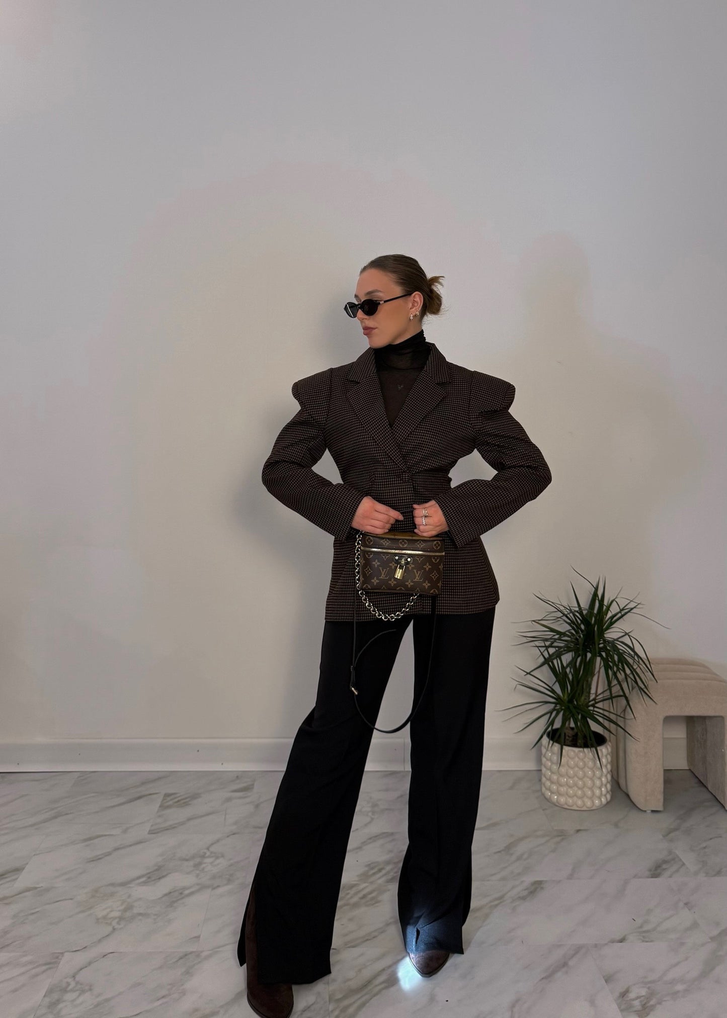 Blazer Melania Quadretti