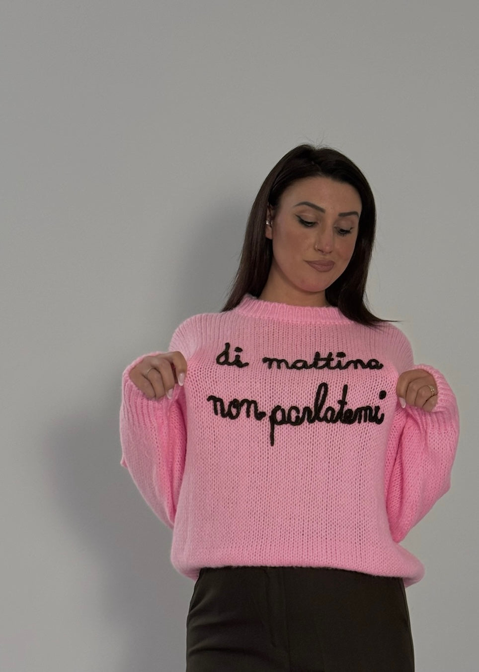 Pull "Non Parlatemi" Pink