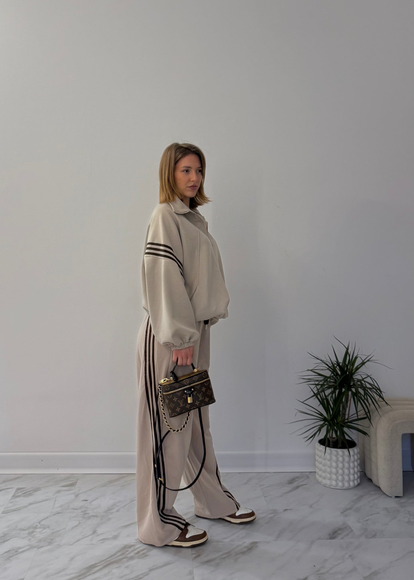 Pantalone Tuta Jane tortora