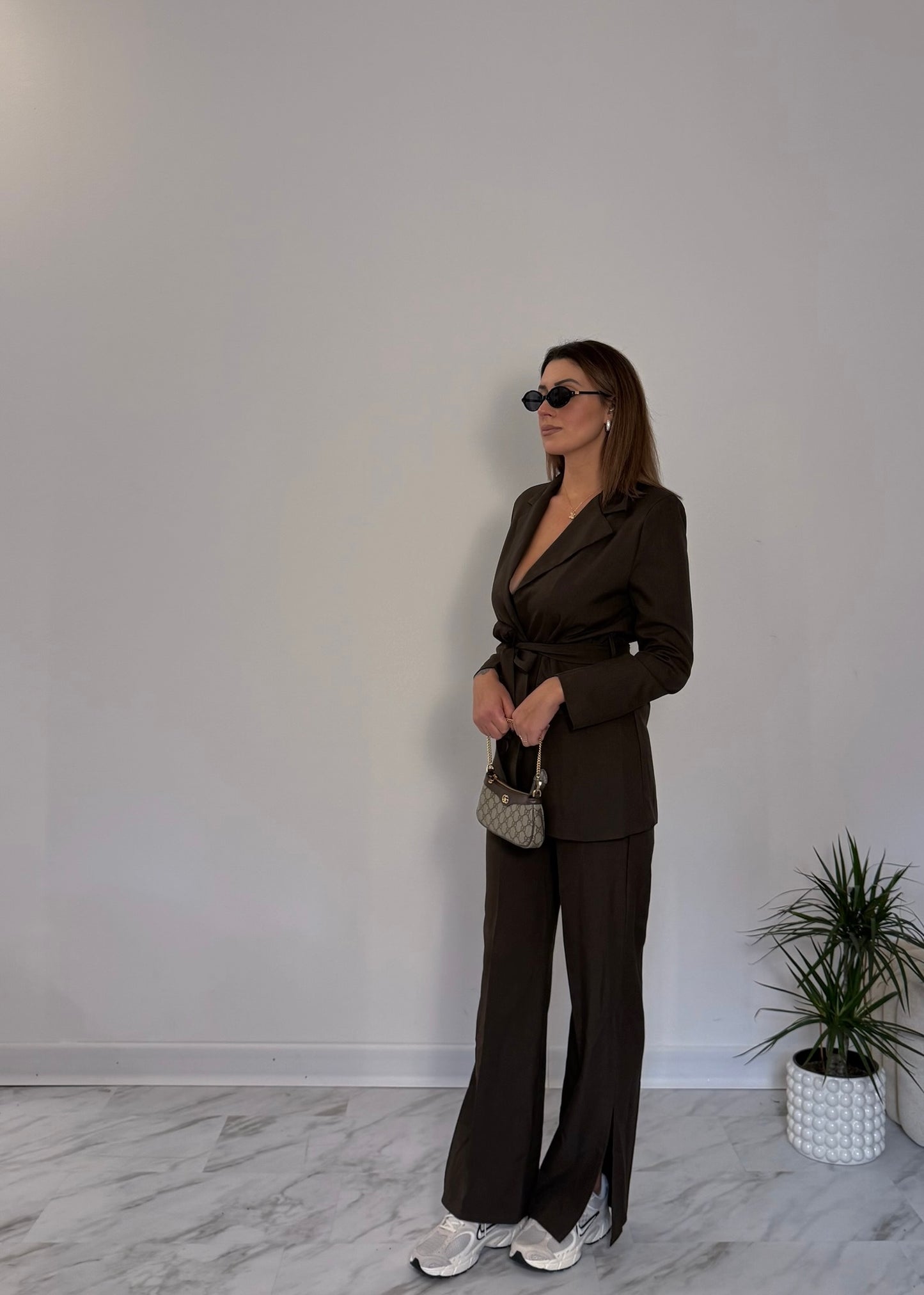 Tailleur Megan Choco