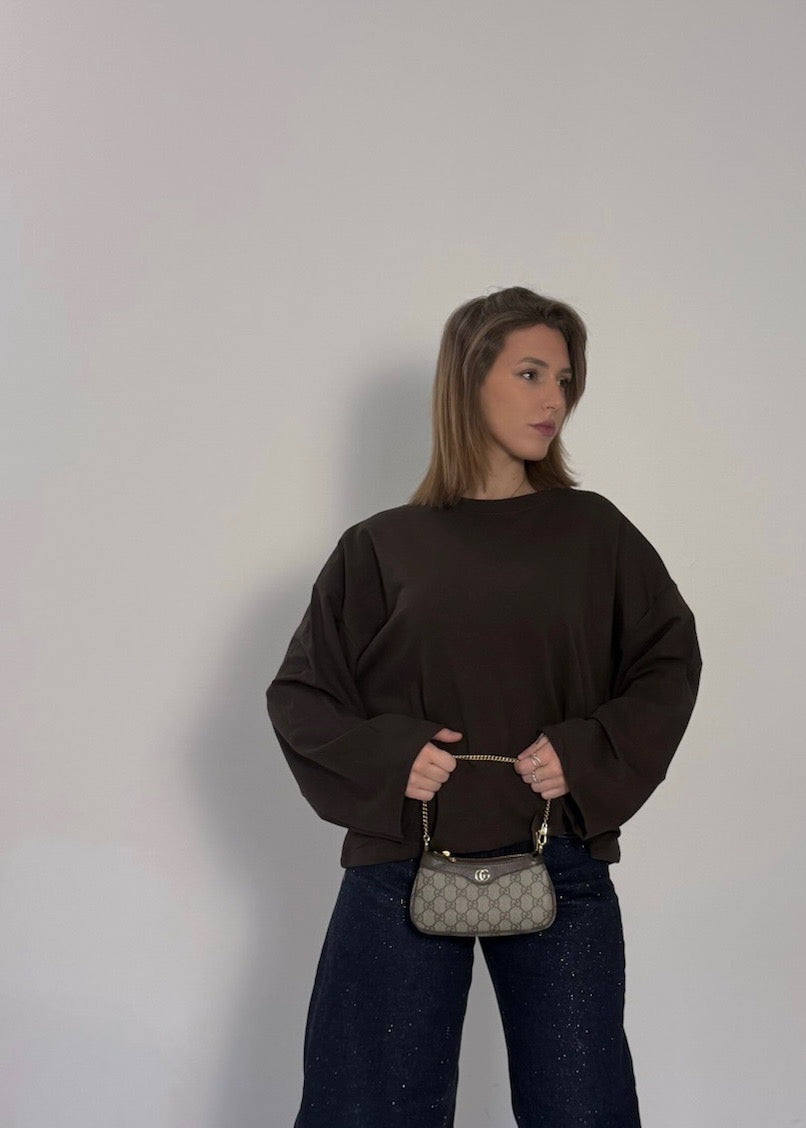 Maglia Lola Basic Marrone