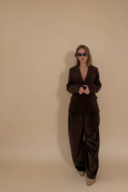 Tailleur Margot Choco