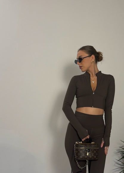 Set Power Fit 3 pezzi Taupe