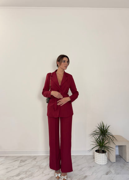 Tailleur Megan Red Wine