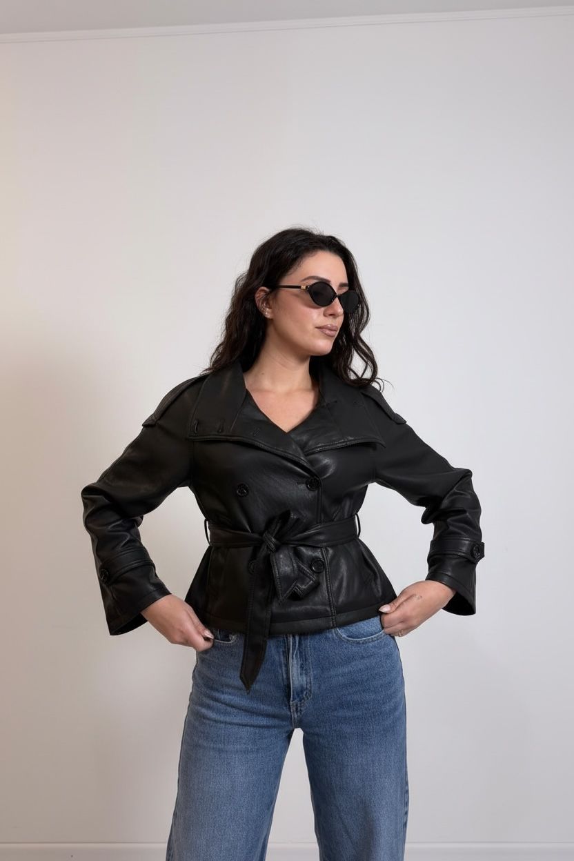 Trench Corto Scarlet