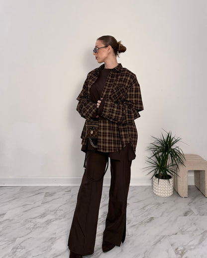 Camicia Country choco