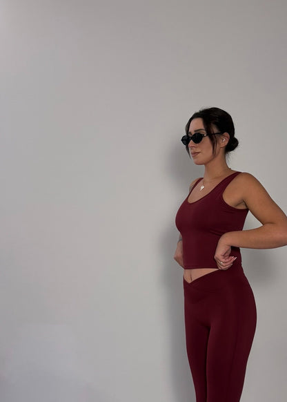 Set Fusion Fit 2 pezzi  Bordeaux