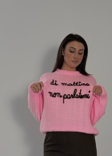 Pull "Non Parlatemi" Pink