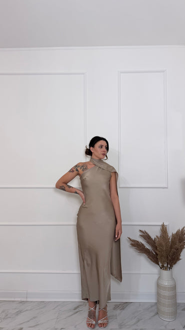 Dress Lungo Satin