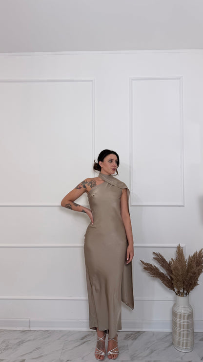 Dress Lungo Satin