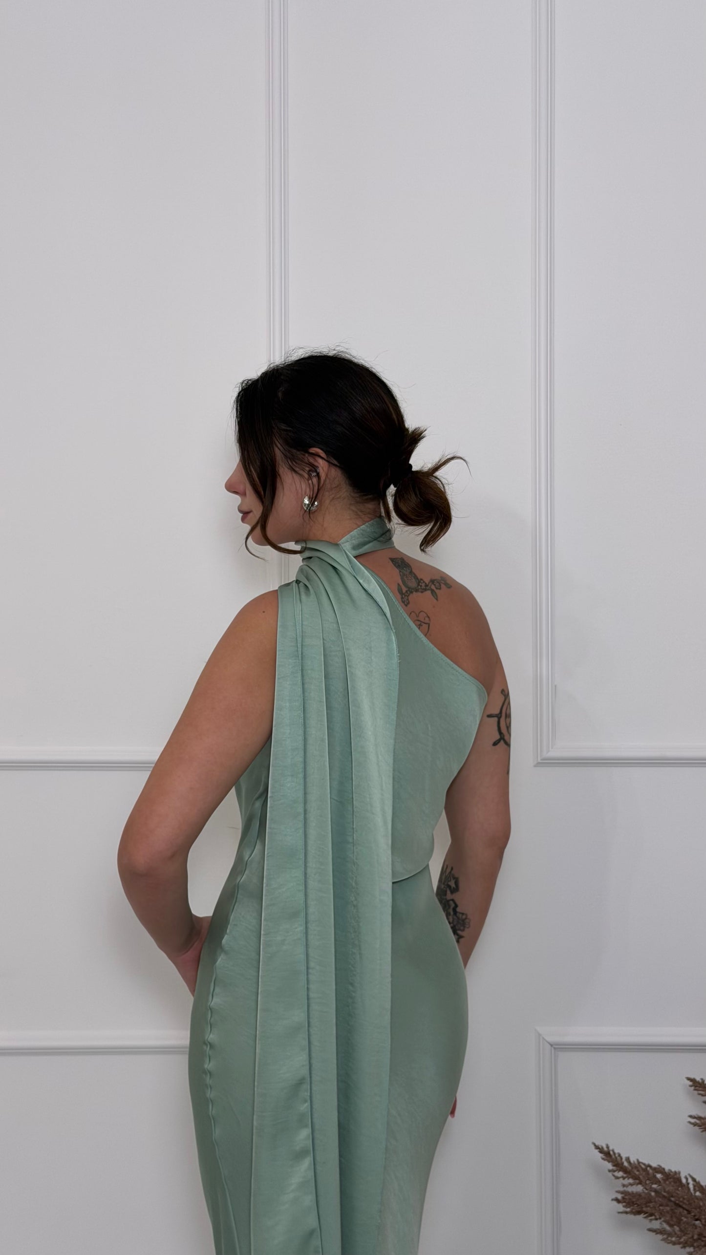 Dress Lungo Satin