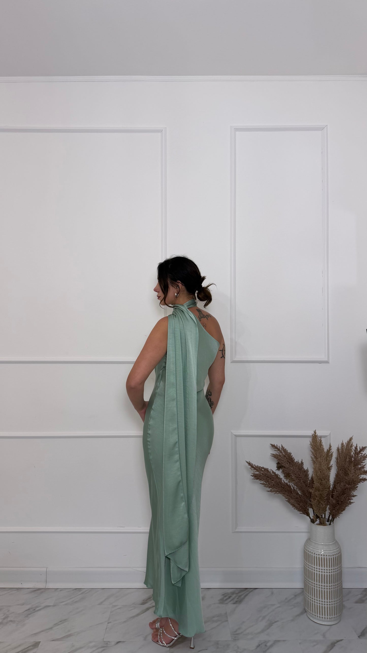 Dress Lungo Satin