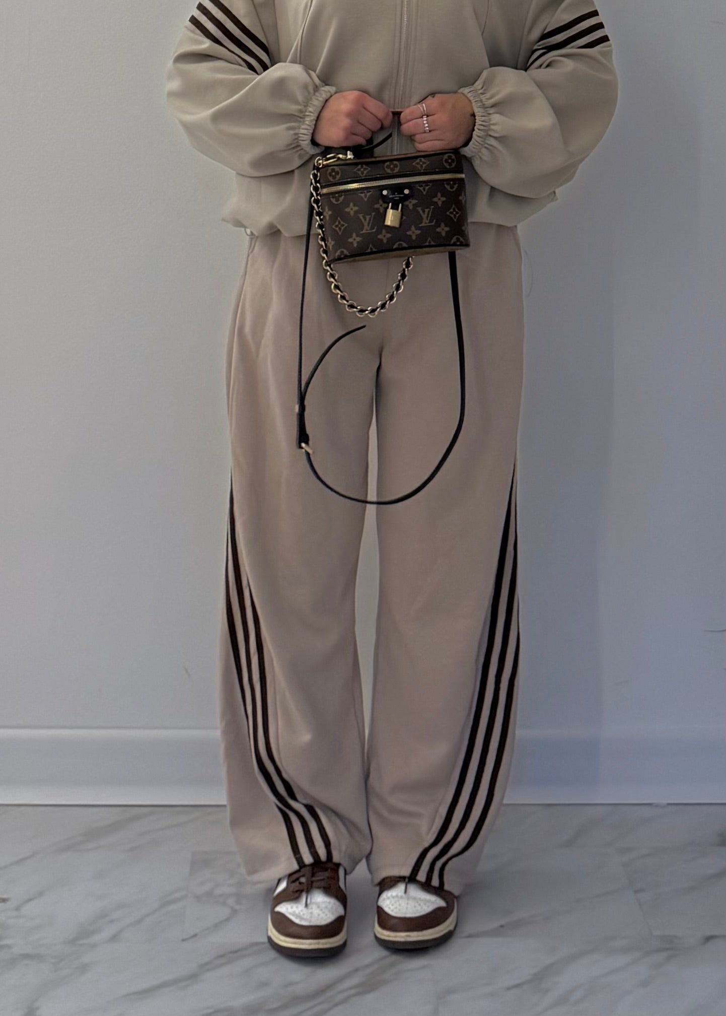 Pantalone Tuta Jane tortora