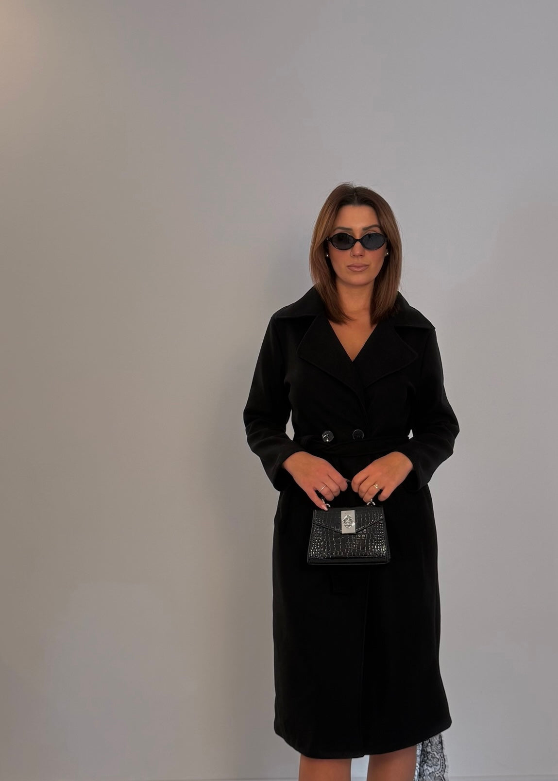 Cappotto Manhattan Lungo nero